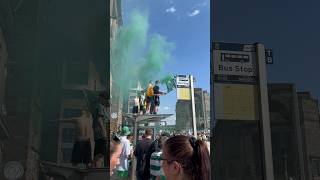 celtic fan celebration glasgow uk viral shorts status 4k trending youtubeshorts reels [upl. by Ardnasyl]