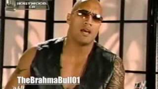 RAW 2003  The Rock Interview [upl. by Llenra]