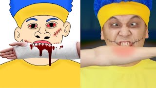 D Billions  Zombie Dance with ChaCha Chicky Boom Boom amp Lya Lya drawing meme video [upl. by Eiramnaej]