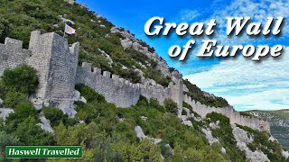 Exploring the Walls of Ston in Croatia  Great Wall of Europe 4K [upl. by Mcgaw]