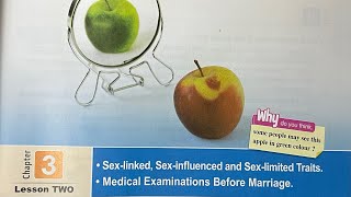 حل اسئلة درس Sexlinked  Sex influenced and limited Traits للصف الاول الثانوي لغات secondary 1 2023 [upl. by Siberson]