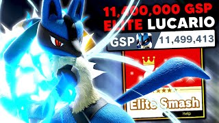 This is what an 11400000 GSP Lucario looks like in Elite Smash [upl. by Madalyn539]