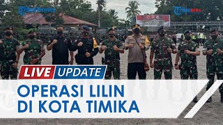 TNIPolri di Timika Papua Gelar pasukan Operasi Lilin Jelang Nataru Banyak Titik yang Jadi Posko [upl. by Yobybab]