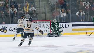 Bemidji State Mens Hockey Highlights at Augustana Nov 8 2024 [upl. by Whallon]