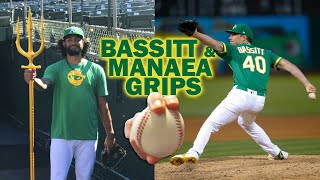 Chris Bassitt amp Sean Manaea Pitch Grips [upl. by Euqilegna]