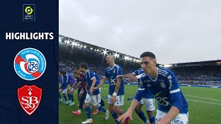 RC STRASBOURG ALSACE  STADE BRESTOIS 29 3  1  Highlights  RCSA  SB29  20212022 [upl. by Ennagem]