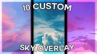 10 CUSTOM SKY OVERLAY MINECRAFT 189 3• [upl. by Earased]