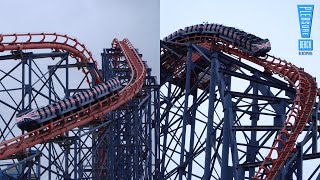 The Big One is TESTING  Blackpool Pleasure Beach PreSeason 2023 [upl. by Ladnik]