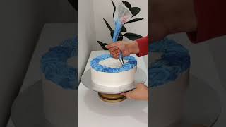 Shades of Blue  Beautiful Cake for Men  Cake Design for Men [upl. by Crin253]