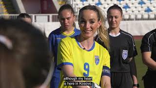 A prominent football player Kosovare Asllani empowers young girls in Kosovo to realize their dreams [upl. by Windzer]