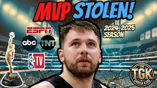 Luka ROBBED of MVP in 2025 [upl. by Dnomsaj753]