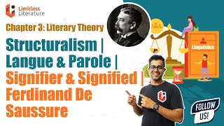 Structuralism  Ferdinand De Saussure  Langue And Parole  Literary Theory  Chapter 3 [upl. by Andrus]