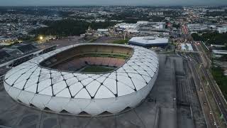 MANAUS  AM 4K  Arena da Amazônia  Av Constantino Nery  AMAZÔNIA [upl. by Fowler601]