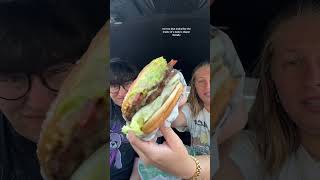 ONE OF THE UNHEALTHIEST FAST FOOD ITEMS 🤯😅 carlsjr fastfood foodies [upl. by Secor]