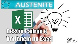 Como Calcular Fácil o Desvio Padrão e Variância no Excel [upl. by Trygve]