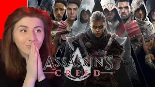 All Assassin’s Creed Cinematic Trailers Reaction [upl. by Nirak]