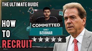 Recruiting EXPLAINED for Dummy’s NCAA 25 The Ultimate Guide [upl. by Marge388]