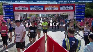 Chicago Marathon 2024 FINISH LINE CAM 1 pm – 2 pm [upl. by Assyral]