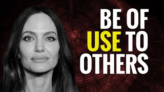 Angelina Jolie’s Powerful Message on Helping Others  Inspiring Social Responsibility [upl. by Anailli]