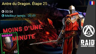 DRAGON 25  ARMORIÉ 50 SEC  RAID SHADOW LEGENDS [upl. by Mauricio772]