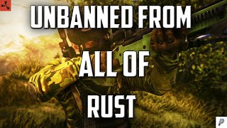 UNBANNED From ALL Of RUST FACEPUNCH DEVS BANNED ME [upl. by Kanor214]