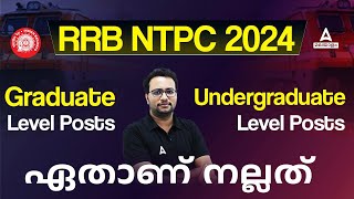 RRB NTPC Post Details 2024  Graduate level amp Under Graduate Level Posts  By Visakh Sir [upl. by Haissem228]