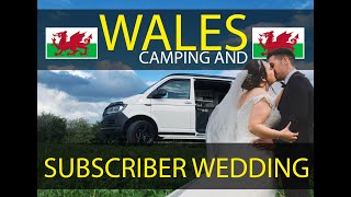 Camping in Wales amp SUBSCRIBER WEDDING  Campsite Tour amp Caerphilly Castle VW T6 Camper Van [upl. by Atter]