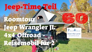 Roomtour Jeep Wrangler JL 4x4 OffroadReisemobil für 2 [upl. by Einaeg]