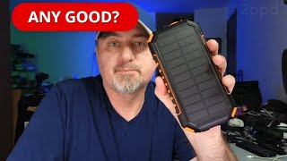 Riapow Solar Power Bank 26800mAh Review [upl. by Susan734]