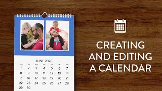 Creating and editing a calendar in Snapfish [upl. by Alon]