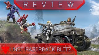 Review UNSC Razorback blitz  Halo INFINITE Mega Construx [upl. by Spalla]