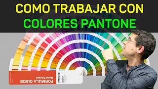 Como trabajar con COLORES PANTONE desde el DISEÑO GRÁFICO hasta la IMPRESIÓN [upl. by Naujik243]