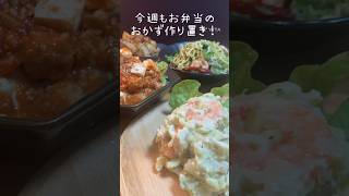 【作り置き】お弁当のおかずをまとめて作り置き！ひたすら盛り付けます！料理 お弁当 作り置き 作り置き弁当 冷凍保存 おかず [upl. by Obola289]