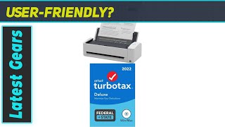 reviewFujitsu ScanSnap iX1300 with TurboTax 2022 Best Solution for Tax Prep [upl. by Denni]