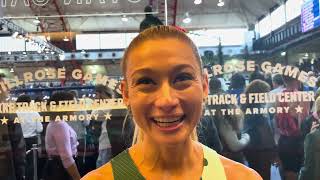 Jessica Hull Runs 41903 To Break Australian Mile Record At Millrose Games Wanamaker Mile [upl. by Akimot277]