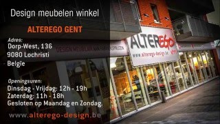 Design meubel winkel te Lochristi Gent  Alterego Design [upl. by Kisung]