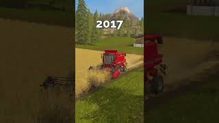 Evolution of Farming Simulator Harvesting Edition farmingsimulator fs25 [upl. by Darcey937]