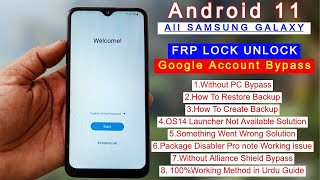 All Samsung Android 11 Frp Bypass 2023  Samsung A10s Frp Lock Unlock  Google Bypass Backup Restore [upl. by Lepper]