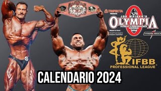 CALENDARIO GARE DI QUALIFICA AL MR OLYMPIA 2024 [upl. by Vierno]