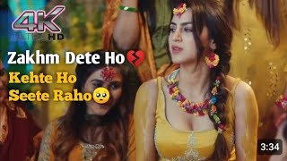 zakhm dete Ho kahate Ho seete raho  HD video full song [upl. by Eiznyl]