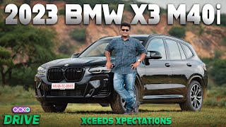 2023 BMW X3 M40i Review [upl. by Aninep492]