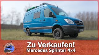 💶Zu Verkaufen💶 46800 € · Mercedes Sprinter 4x4 · Schluss mit Vanlife · [upl. by Norby]