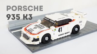 Kremer Porsche 935 K3  Custom Lego Speed Champions MOC [upl. by Ynelram]