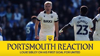 Sibley Reacts To First Goal For United  Louie Sibley  Portsmouth 11 Oxford United [upl. by Rucker]