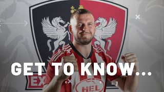 🗣️ Get to know Pierce Sweeney  Exeter City Football Club [upl. by Ailee]