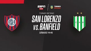 Torneo Betano 2024  San Lorenzo vs Banfield  Promo ESPN Premium Argentina [upl. by Stelmach]