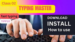 How to become a Typing Master  Tipp10 download [upl. by Anikahs]