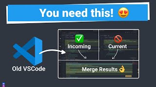 You are Fixing your Merge Conflicts The Wrong Way in VSCode [upl. by Mchail]