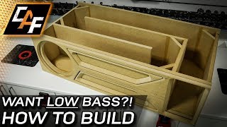 How to Build a TLine Subwoofer Box [upl. by Haimerej]