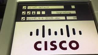 Cisco 7945 7945G upgrade SIP or SCCP firmware [upl. by Llenwad]